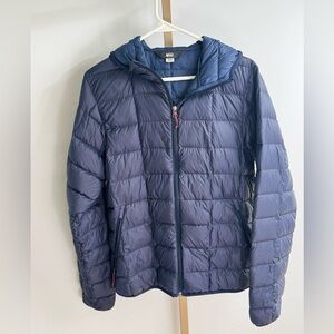 REI Men's Navy Puffer Jacket